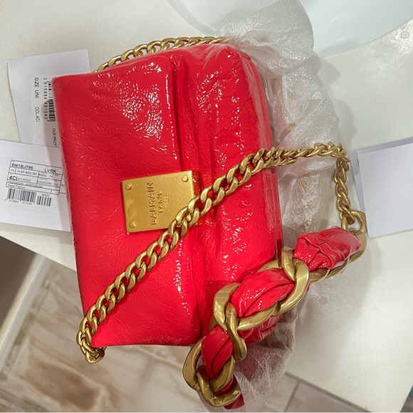 Pretty polypocket Balmain mini bag. - Picture 3 of 5